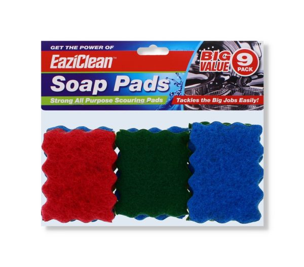 Scouring Pads With Foam Pack of 10