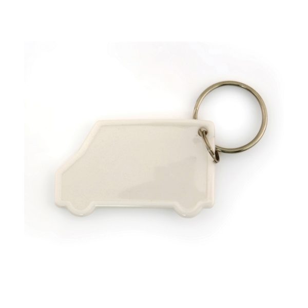 Van Shaped Keychain White