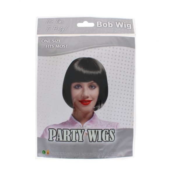 Party Hair Black Bob Wig