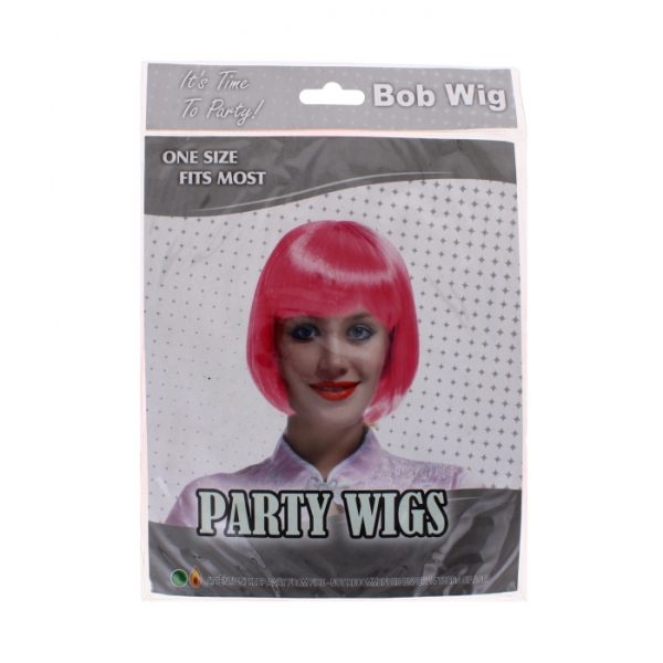 Party Hair Hot Pink Bob Wig