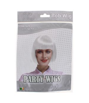 Party Hair White Bob Wig