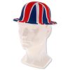 Union Jack Plastic Bowler Hat