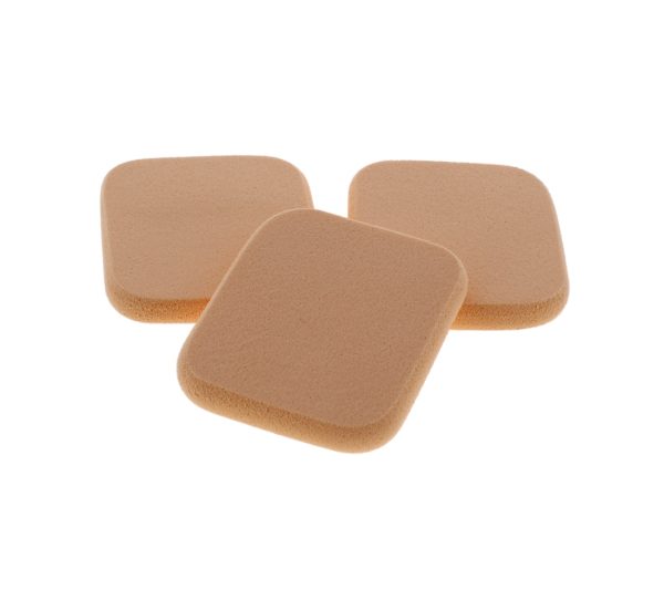 Rectangle Cosmetic Sponge 3pk