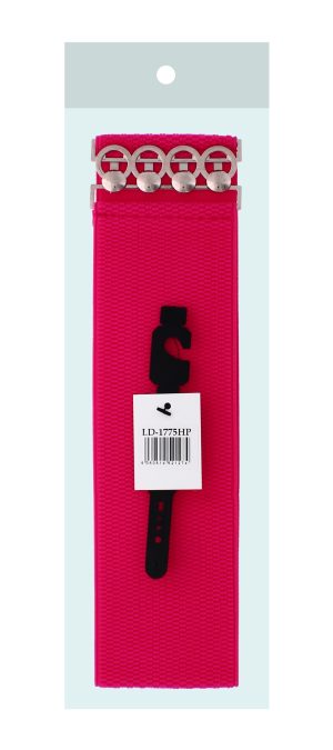 Hot Pink Elasticated Ladies Belt