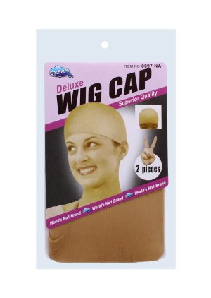 Deluxe Wig Cap Cream Colour 2 pc