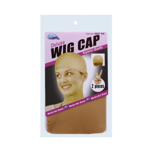 Deluxe Wig Cap Cream Colour 2 pc