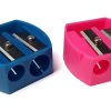 Twin Pencil Sharpener Assorted Colour