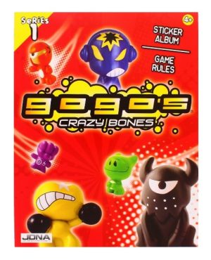 Gogo'S Crazy Bones Series 1- Sticker Album & Game Rules Book