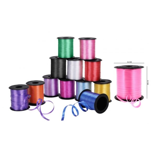 Ribbon Reel for Balloons & Gifts 250M Approx Assorted