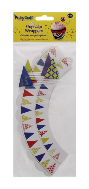 Happy Birthday Party Craft Cupcake Wrappers