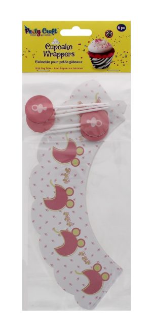 Party Craft Cupcake Wrappers Baby Girl
