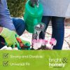 BRIGHT & HOMELY ROSE METAL WATERING CAN