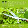 BRIGHT & HOMELY WOODEN HANDLE HEDGE SHEAR