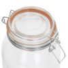APOLLO GLASS CLIPSEAL JAR ROUND 750ML