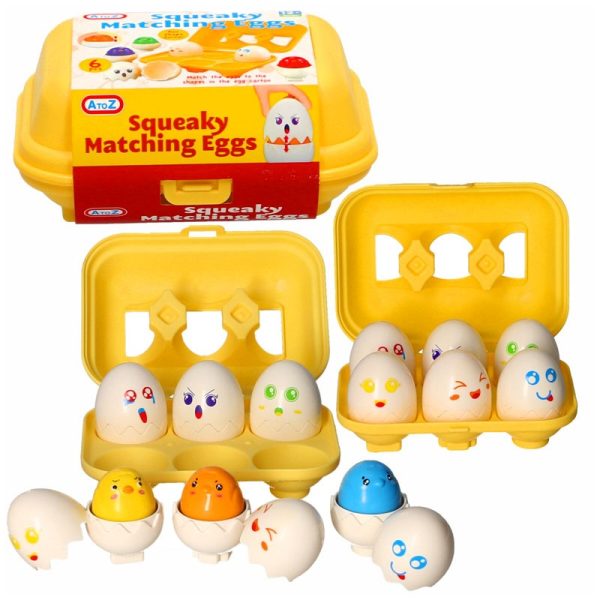 EGG ANIMAL SHAPE SORTER 6PCES