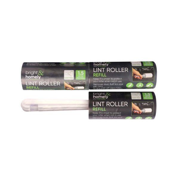 BRIGHT & HOMELY LINT ROLLER AND REFILL SET 3PC