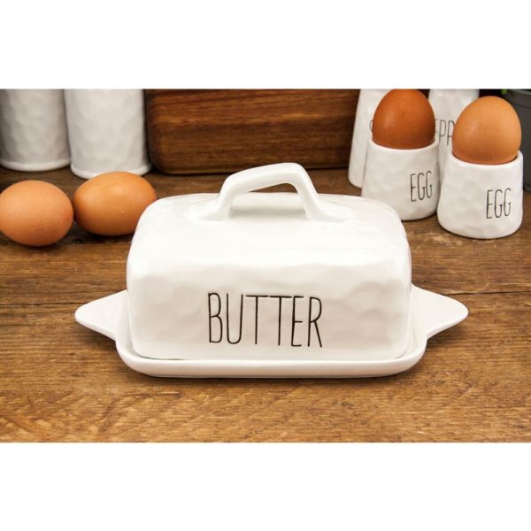 APOLLO DIMPLES BUTTER DISH