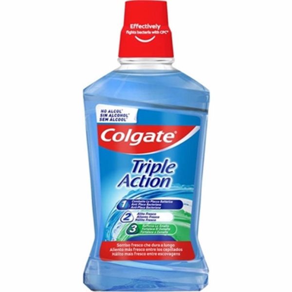 COLGATE MOUTHWASH 500ML TRIPLE ACTION Pack Of 12