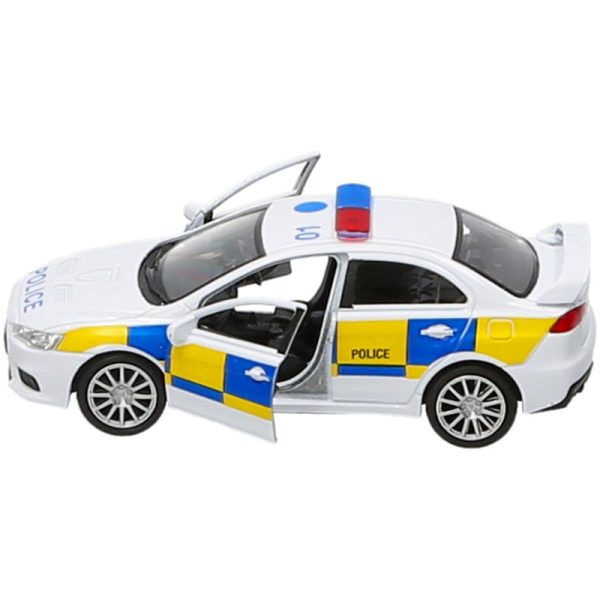 DIE CAST MITSUBISHI EVO POLICE CAR