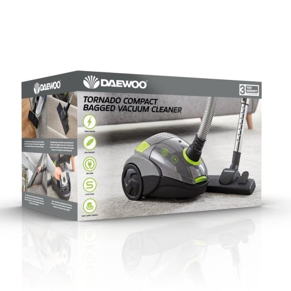 DAEWOO TORNADO COMPACT BAGGED VACUUM CLEANER