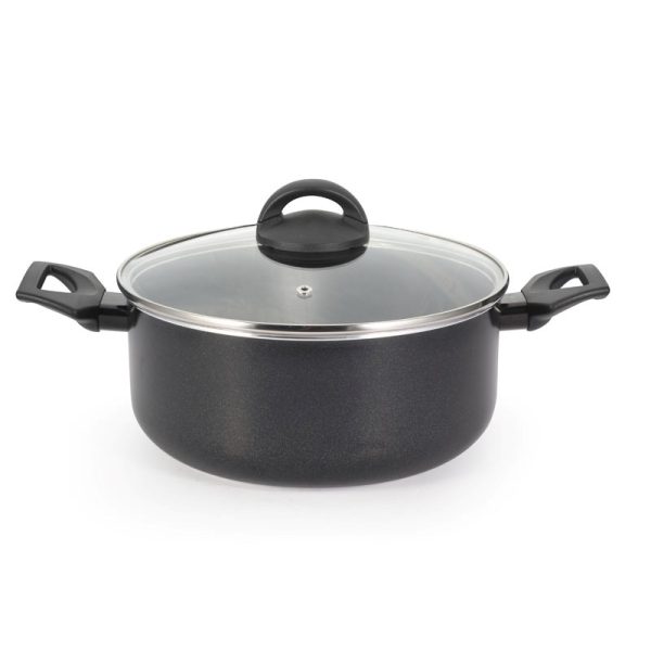 GRIMALDI LA BELLA CASSEROLE POT WITH LID 24CM