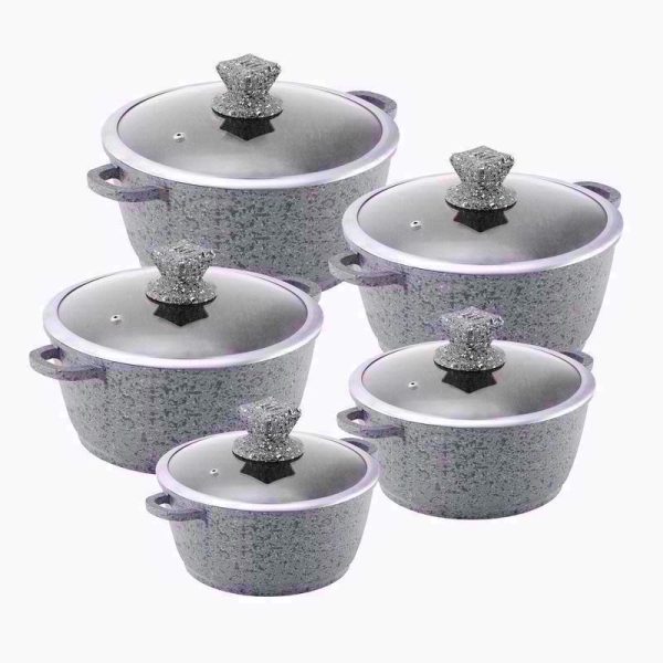 NESSA GRANUM CASSEROLE S/5 GREY