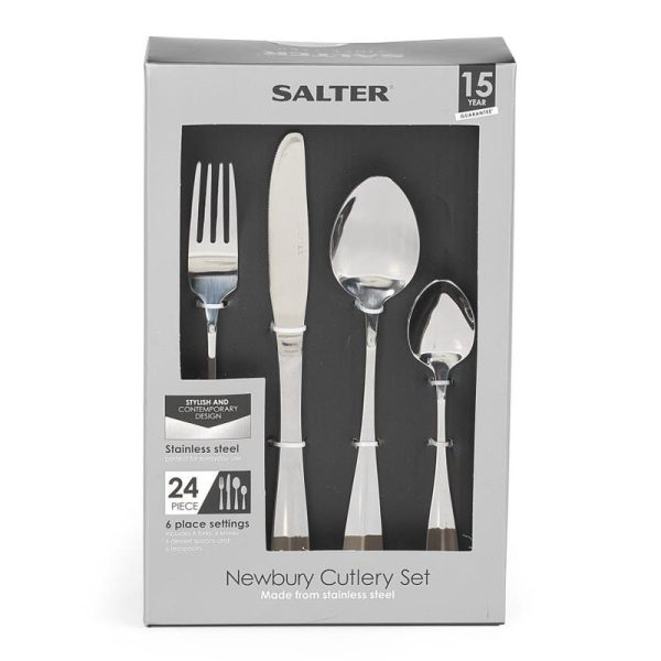 SALTER NEWBURY CUTLERY SET 24 PIECE