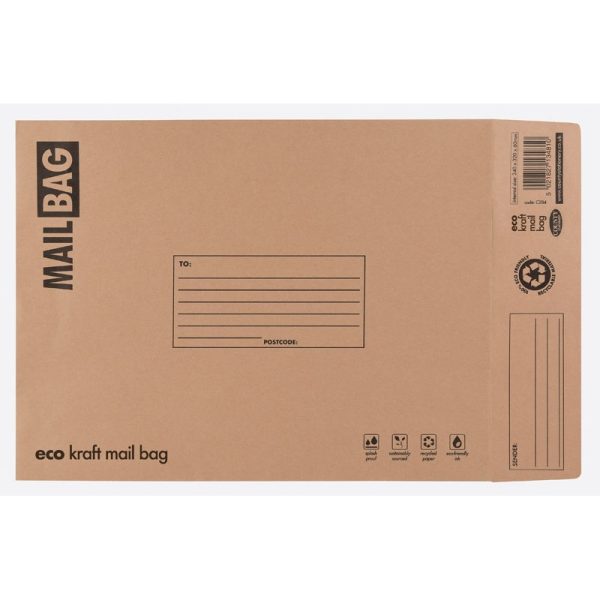 KRAFT MAIL BAGS MEDIUM PACK OF 25 240X320X60