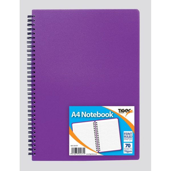 NOTEPAD BOOK A4 70S PACK OF 5