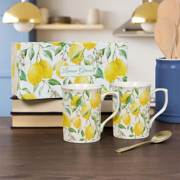 MUG LEMON GROVE SET 2