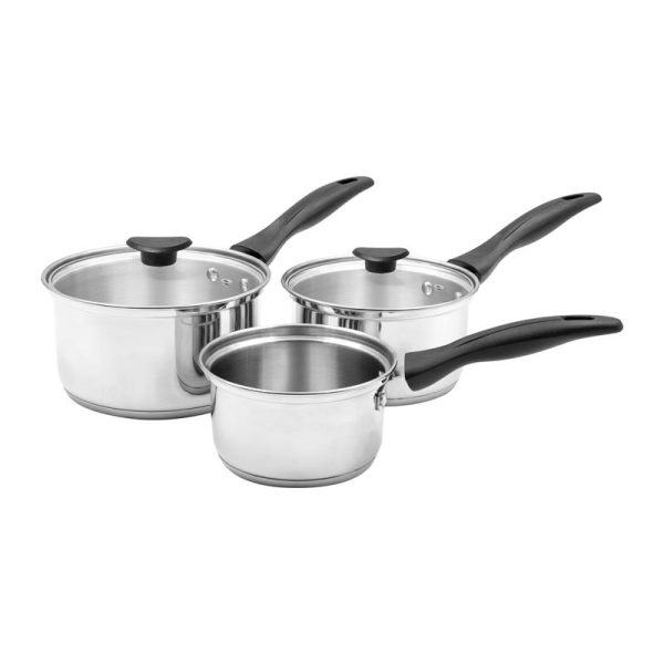 BLACKMOOR SAUCEPAN SET STAINLESS STEEL 5PC