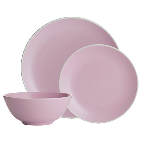 MASON CASH CLASSIC DINNER SET PINK 12PC