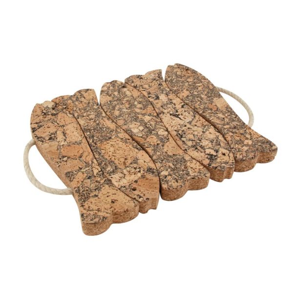 APOLLO CORK TRIVET 5 FISHES