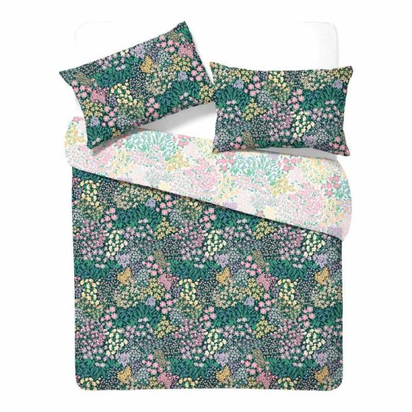 NUTMEG HOME EASY CARE COUNTRY GARDEN DUVET SET DOUBLE