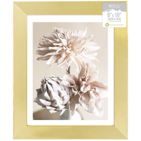 HOME COLLECTION FRAME GOLD 8X10