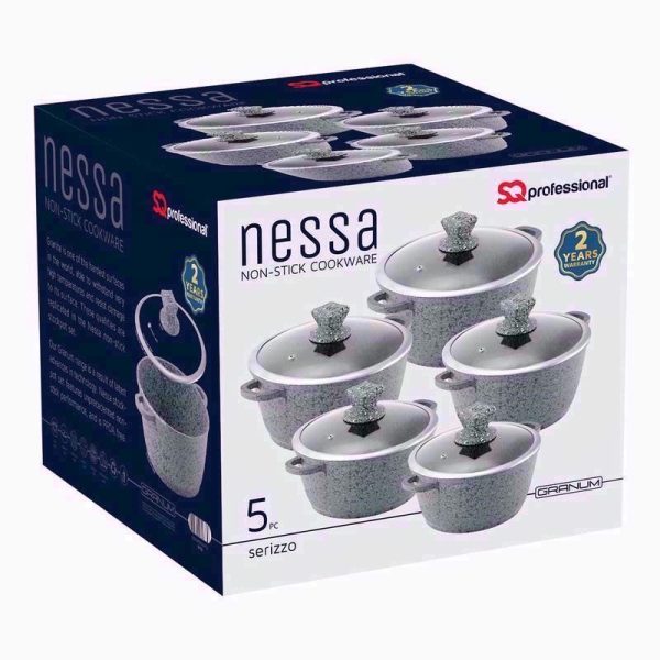 NESSA GRANUM CASSEROLE S/5 GREY