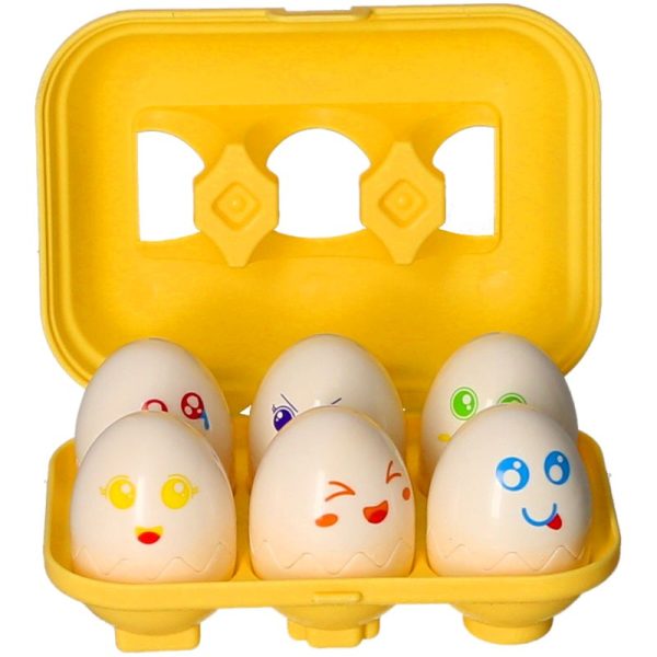 EGG ANIMAL SHAPE SORTER 6PCES