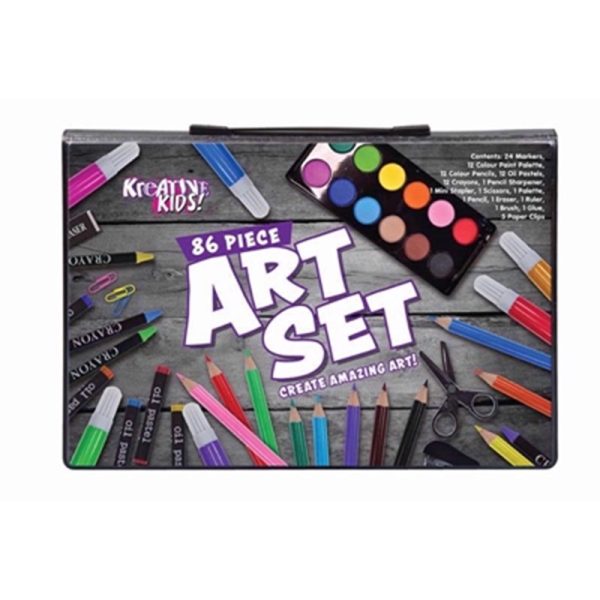 ART SET IN COLOUR CASE 86PCE