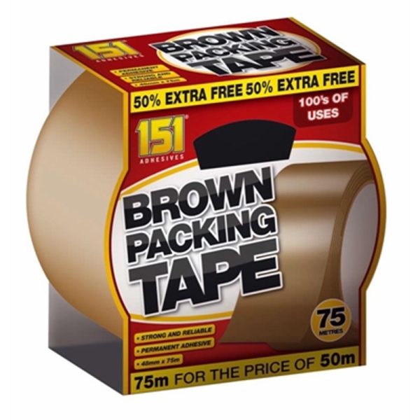 151 TAPE BROWN PACKING 60M