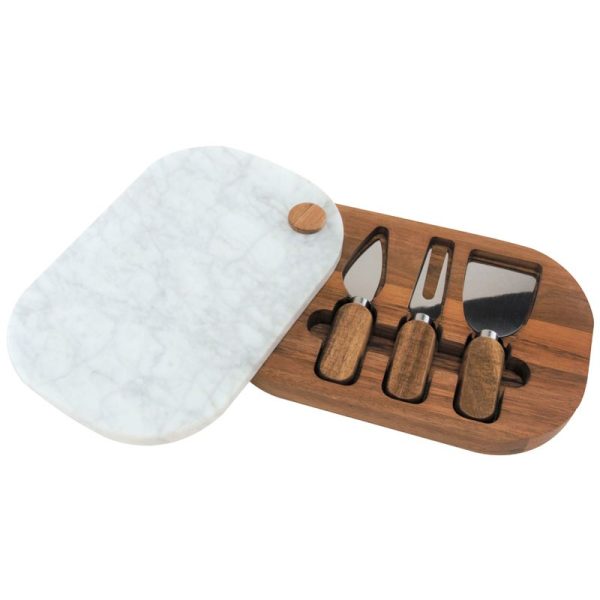 APOLLO MARBLE CHEESE BOARD SET