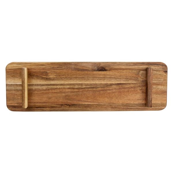 APOLLO ACACIA DISPLAY PLATTER RECTANGULAR 57x18CM