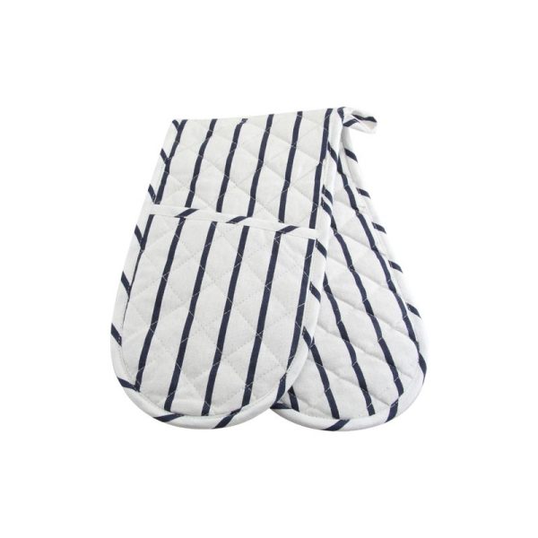 APOLLO DOUBLE OVEN GLOVE COTON STRIPES