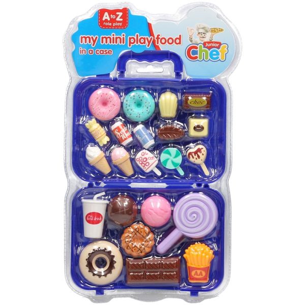 MINI PLAY FOOD IN CASE