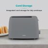 TOWER PRESTO PLASTIC 2 SLICE TOASTER GRAY 650W
