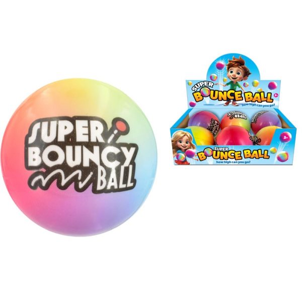 HIGH BOUNCE BALL 100MM PACK OF 6