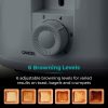 TOWER PRESTO PLASTIC 2 SLICE TOASTER GRAY 650W