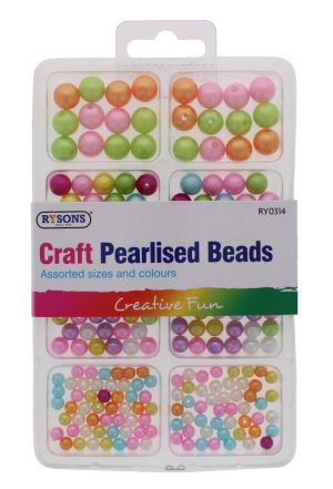 Craft Pearlised Beads