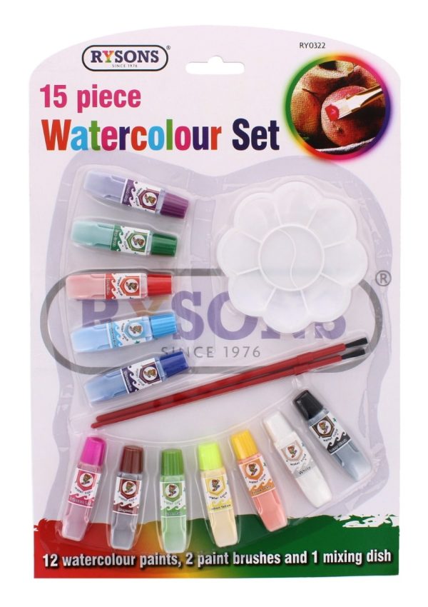 Watercolour Set 15 Pcs