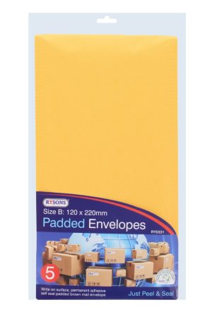 5 Padded Envelopes Size B