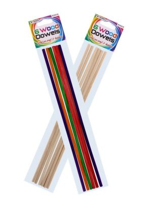 Wood Dowels 6 pc